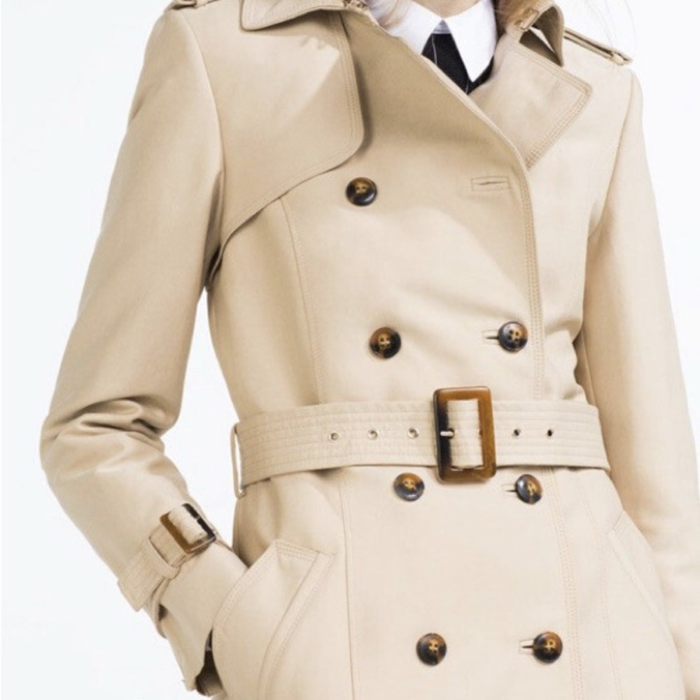 Zara Tan Trench Coat
